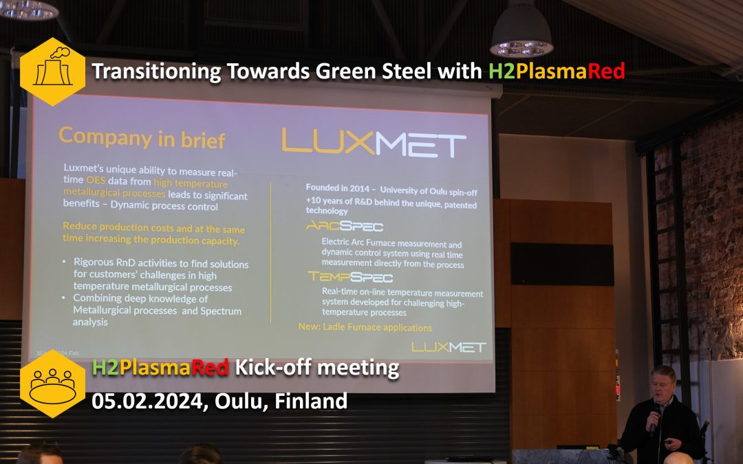 Transitioning Towards Green Steel with H2PlasmaRed