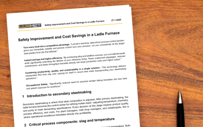 Real-Time Insight in the Ladle Furnace: The Fastest Way to Cut Costs and Improve Safety